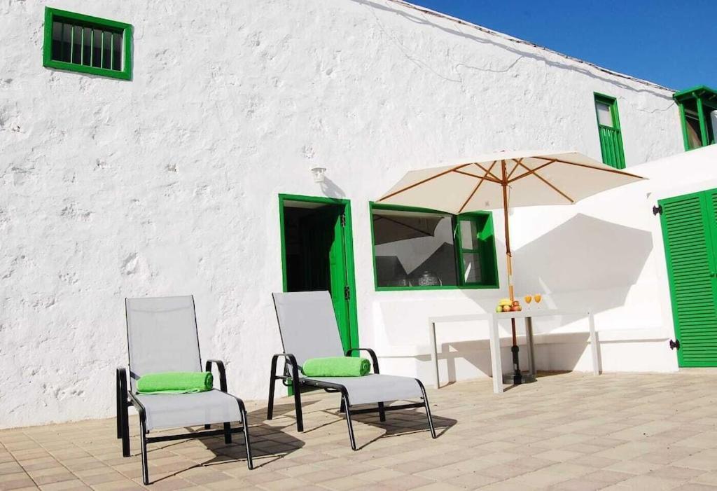 Typical Canarian House With Fabulous Sea Views Tías Exterior foto